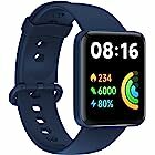 Redmi Watch 2 Lite - 3.94 cm Large HD Edge Display, Multi-System Standalone GPS, Continuous SpO2, Stress & Sleep Monitoring, 24x7 HR, 5ATM, 120+ Watch Faces, 100+ Sports Modes, Women's Health, Blue