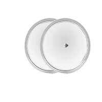 Vinod Stainless Steel Kanchan Bogi Plate, Lunch & Dinner Plate (Pack of 6, Dia 32 cm)