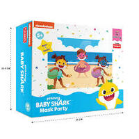 Funskool Handy Crafts Baby Shark Mask Party for Toy Birthday Themed Party, Make 3 Soft Masks for Boys & Girls Aged 5 Years +