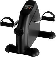 TIMA Portable Fitness Pedal Cycle Stationary Under Desk Indoor Exercise Machine Bike for Arms, Legs, Physical Therapy with LCD Display ( Black )