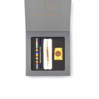Parker Vector Special Edition Roller Ball Pen with Rakhi Combo, multicoloured, 4 Piece Set (9000024541)
