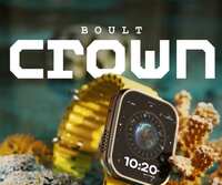 Boult Crown 1.95'' Screen, BT Calling, Working Crown, Zinc Alloy Frame, 900 Nits, SpO2 Smartwatch