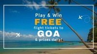 Kindlife - Play& Win Free Flight Tickets to GOA
