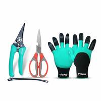 VISKO Garden Tools Set, 662 Gardening Hand Tool Kit 3 Pieces for Home Gardening 