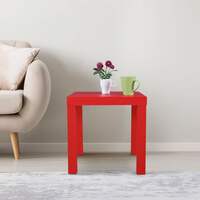 HomeTown Larix Engineered Wood Side Table in Blue Color