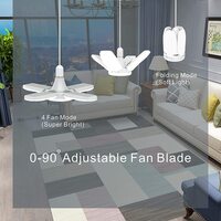 Gesto 28W Deformable Fan Shape High Bright Led Bulb-Upto 85% Energy Saving-B22 CFL Led Bulb for home,office,shop,hospital,factory-(Cool White-6500K) Pack of 1