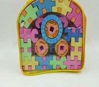 [ Minimum 2 Units ] Brunte Mega Jumbo Happy Educational Game Building Blocks with Smooth Rounded Design (B635)