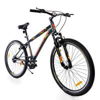 Urban Terrain Zion 27.5” Red Mountain Bike with Free Cycling Event & Ride Tracking App by Cultsport (18 Inch Frame, Ideal for Unisex)