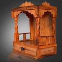 Manglam Temple Wall Hanging good Product Engineered Wood Home Temple  (Height: 32, Pre-assembled)