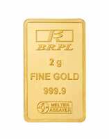  Bangalore Refinery 24k (999.9) 2 gm Yellow Gold Bar on Amazon