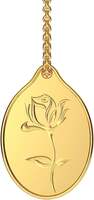 Malabar Gold & Diamonds 24k (999) 2 gram Yellow Gold Coin cum Pendant