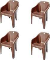 ALSTORM Super-Strong Arm Chair for Home (Set of 4)