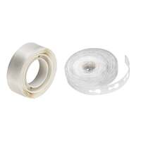 Just Party Adhesive Glue Dot & 5 meter Arch Strip combo for Wedding/Anniversary/Birthday Decoration - 1 Roll Each