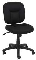 AmazonBasics Low Back Task Chair (Black, Fabric)