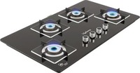 Lifelong Lexus Plus LLHT004 Toughened Glass Counter Top Hob Top Cooktop (4 Burner) Glass Manual Hob  (4 Burners)