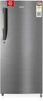 Haier 190L 4 Star Direct Cool Single Door Refrigerator (2023 Model, HED-204DS-P, Dazzle Steel)