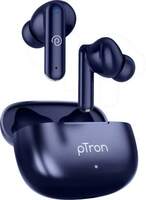 PTron Bassbuds Joy TWS with 13mm Drivers, Stereo Calls, 32Hrs Playtime,Type-C Charging Bluetooth Headset  (Blue, True Wireless)