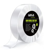GIZGA essentials Nano Double Sided Tape, Multipurpose Super Sticky Gel Grip Mounting Tape5 Meter