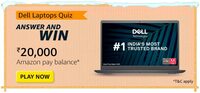 Amazon Dell Laptops Quiz Answers : Win Rs.20000