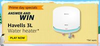 Amazon Havells water heater Quiz Answers | Prime Day 2023