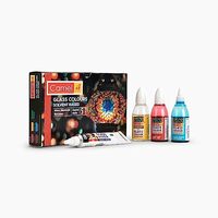 Camel Solvent Based Glass Color - 20ml Each, 5 Shades