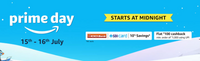 ₹100 Cashback on ₹1000 Amazon Prime Day Shopping via UPI