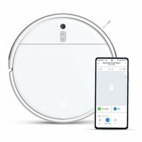 MI Xiaomi Robot Vacuum-Mop 2i, 2200 Pa Powerful Suction, 450 mL Large-Capacity Dustbin, Electronically-Controlled 270 mL Water Tank, Controls remotely via app, Alexa/GA Enabled, White
