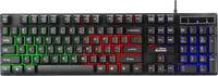 RPM Euro Games Gaming Keyboard - Normal / 7 Color LED Illuminated & Spill Proof Keys Membrane Wired USB Gaming Keyboard  (Black)