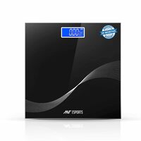 Ant Esports Flora Wave Digital Weighing Scale, Highly Accurate Digital Bathroom Body Scale
