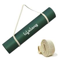 Lifelong Yoga mat for Women & Men EVA Material 4mm Anti-Slip Yoga Mat with Strap for Gym Workout|Exercise Mat For Home Gym|Yoga Mat For Gym Workout and Yoga Exercise (6 Months Warranty) Green