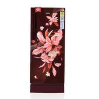 Haier 190L 3 Star Direct Cool Single Door Refrigerator (2023 Model, HED-203RFB-P, Red Opal, Base Stand with Drawer)