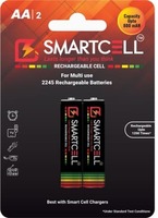 Smartcell AA Ni-MH Rechargeable 800mAH  Battery pack of 2