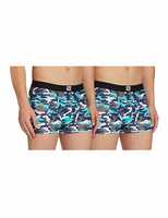 UnderJeans by Spykar Men's Cotton Trunks packof 2 @229
