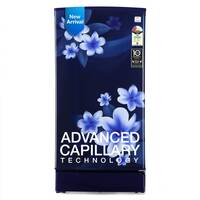 Godrej 180 L 2 Star Advanced Capillary Technology, With Jumbo Vegetable Tray Direct Cool Single Door Refrigerator(2023 Model, RD EDGE 205B WRF PP BL, Pep Blue)