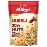 Kellogg's Muesli 20% Nuts Delight 1kg + Free Rs 100 Product