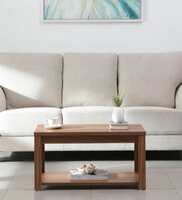 Kosmo Harmony Coffee Table in Natural Teak Finish,