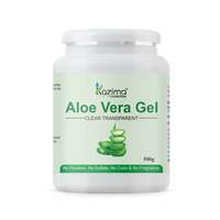 KAZIMA Aloe Vera Gel Raw - 100% Pure Natural Gel - Ideal for Skin, Face, Acne Scars, Hair Care, Moisturizer & Dark Circles (500 Gram)