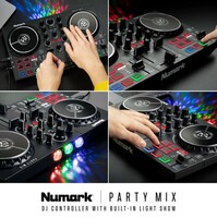 Numark Party Mix II DJ Controller with Built-In Light Show, Black