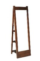 Fabindia Brown Mango Wood Floor Mirror