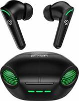 PTron Bassbuds Viper Earbuds with Game Mode, 40ms Latency, AI-ENC Calls & 32h Playtime Bluetooth Headset