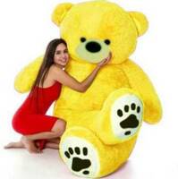 Osjs Cool Yellow 3 Feet Teddy Bear Yellow Teddy Bears Huggable/Valentine/Loveable For Someone Special - 89.8 cm (Yellow)