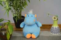 Furrendz Happy Hippo 10" Plush|Animal Character Soft Toy-Hippo|Furry Plush|Soft & Anti Allergic Fabric|Safe For Kids|Role PlayToy|Easy To Wash|Best Birthday & Return Gift for Kids 1 Yrs+|Made In India