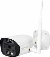 Amazon Basics 3MP wi-fi Bullet Camera 1296p Outdoor CCTV Security Smart Camera, AI Powered Motion Detection, IP66 All Weather, Night Vision, 2-Way Audio, SD Storage(White), Made in India