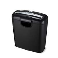 Texet PS-SC1EX Portable Strip Cut Shredder for Both Paper & Credit & Debit Cards | Cuts 6 Sheets at a time | | 10L Waste Bin | Auto Start/Stop sensors & 3 Mode Controls | 1 Year Warranty