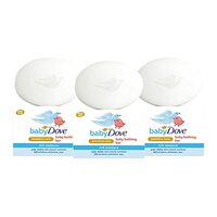 Baby Dove Rich Moisture Bar- Hypoallergenic, No Parabens, No Sulphates, No Phthalates 75 g (Pack Of 3) 