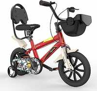 Lifelong Kids Cycle 12T with ‎Training Wheel, Mudguard for Boys and Girls|95% Assembled, Frame Size: 8"| Ideal Height : 3 ft Cycle Ideal for 2 to 5 Years