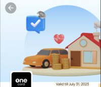 OneCard - 10% Cashback on Insurance Payments (User Specific)