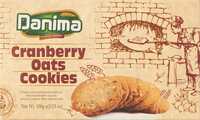 Danima Cranberry Oats Cookies, 3.5 oz / 100 g