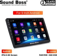 Sound Boss Androidify 3rd Generation 9 Inch Android (2GB/32GB) Car Stereo (Double Din)