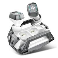 Cosmic Byte CosmoBuds X100 True Wireless (TWS) in-Earbuds, New Upgraded, BT 5.3, 40 Hrs Playtime, 38ms, Music & GOD Mode, ENC, Normal Touch Controls, IPX5 Water Resistant, Voice Assistant (White)